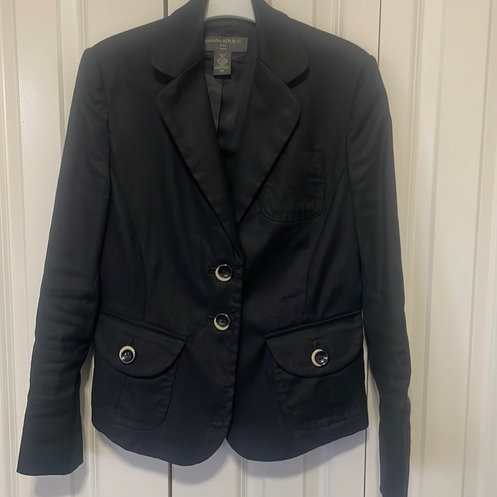 Banana Republic Linen and Cotton Blazer
